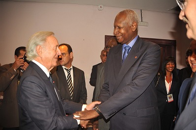 Othman Benjelloun et Abdou Diouf